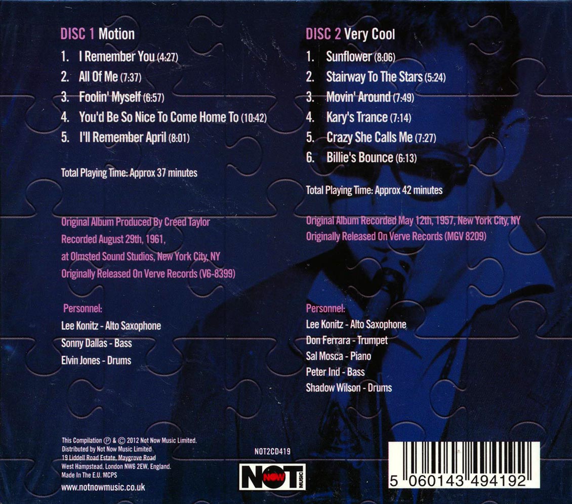 Lee Konitz - Piece By Piece (2xCD)
