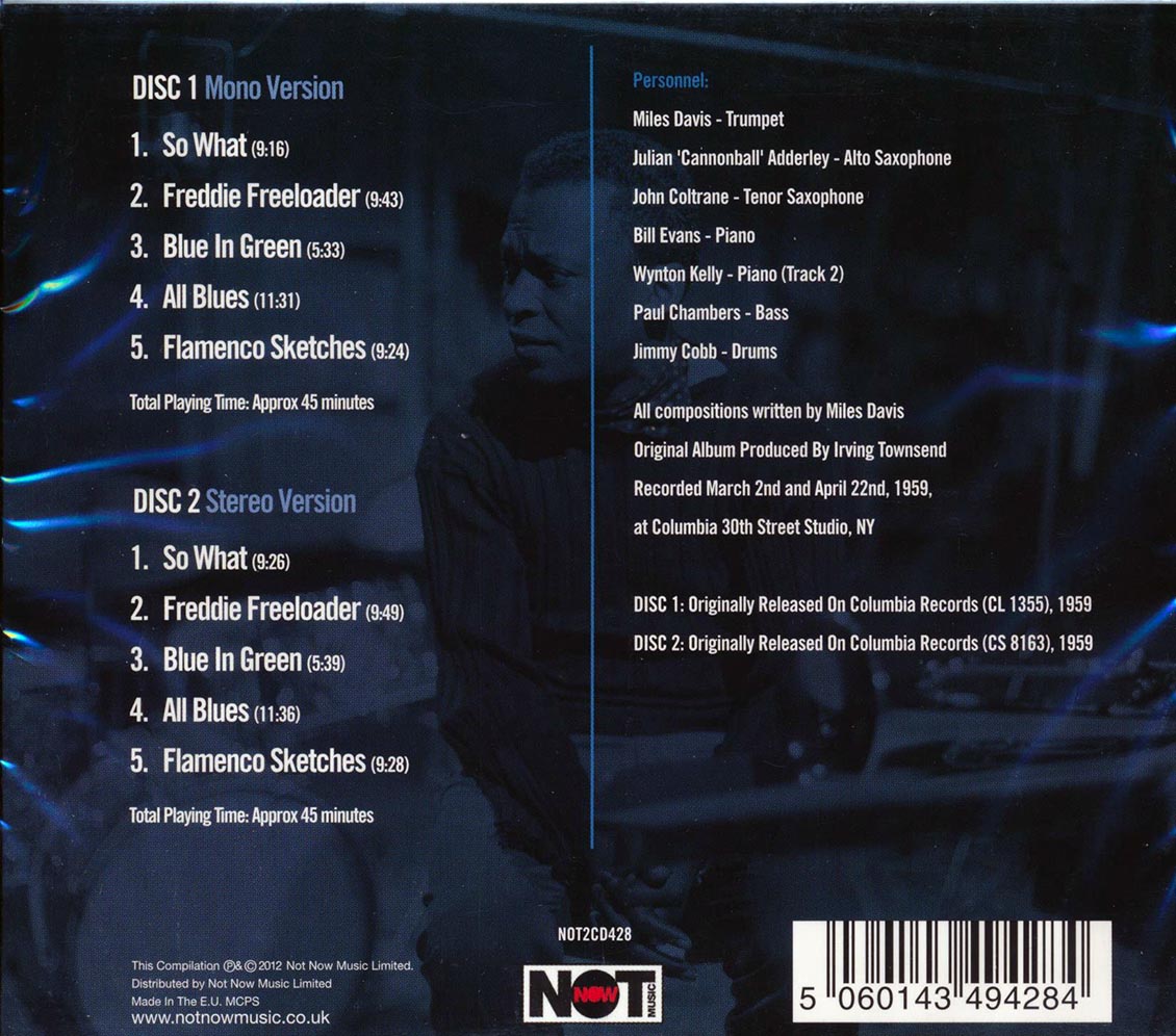 Miles Davis - Kind Of Blue (2xCD)