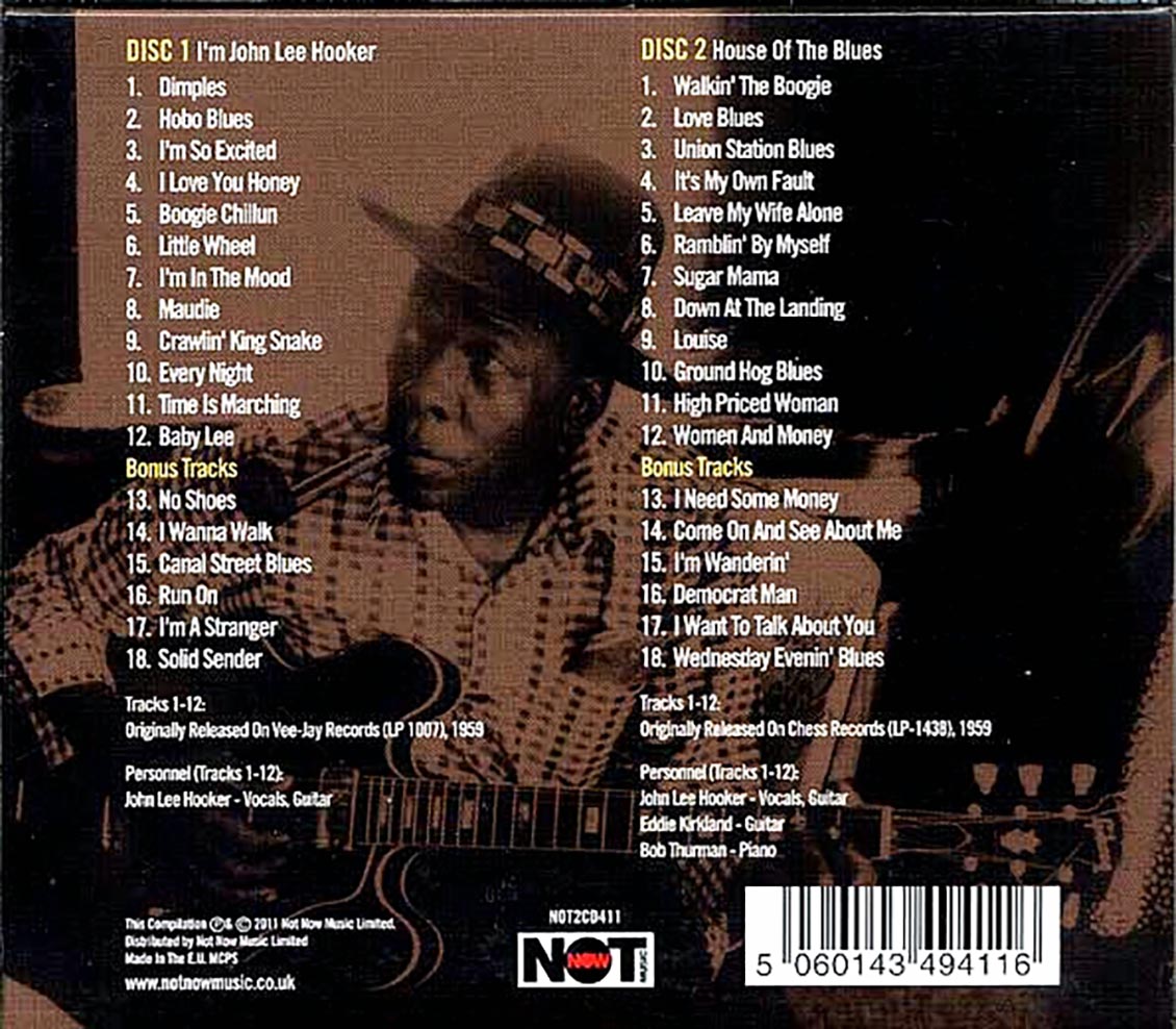 John Lee Hooker - House Of The Blues (36 tracks) (2xCD)