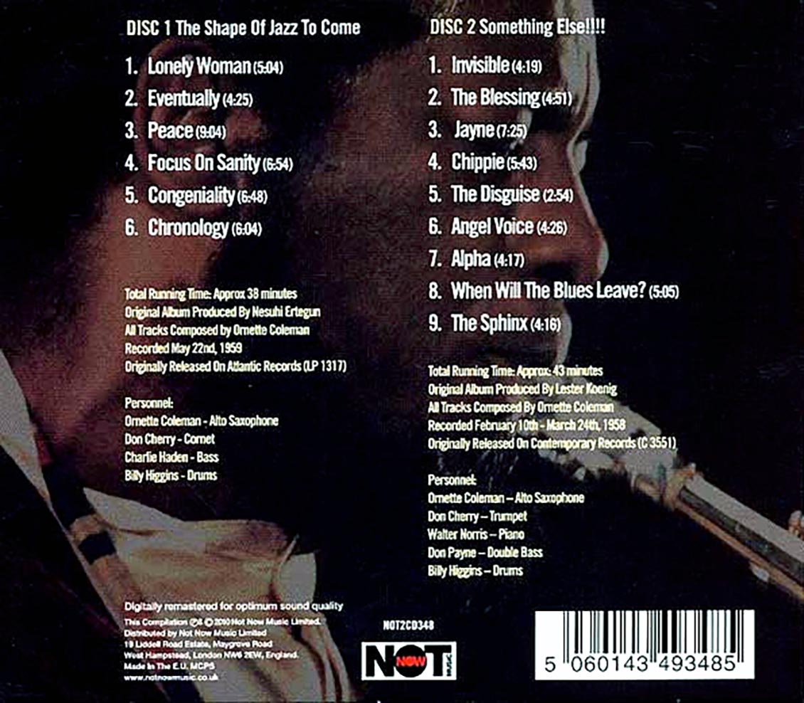 Ornette Coleman - The Shape Of Jazz To Come (2xCD)