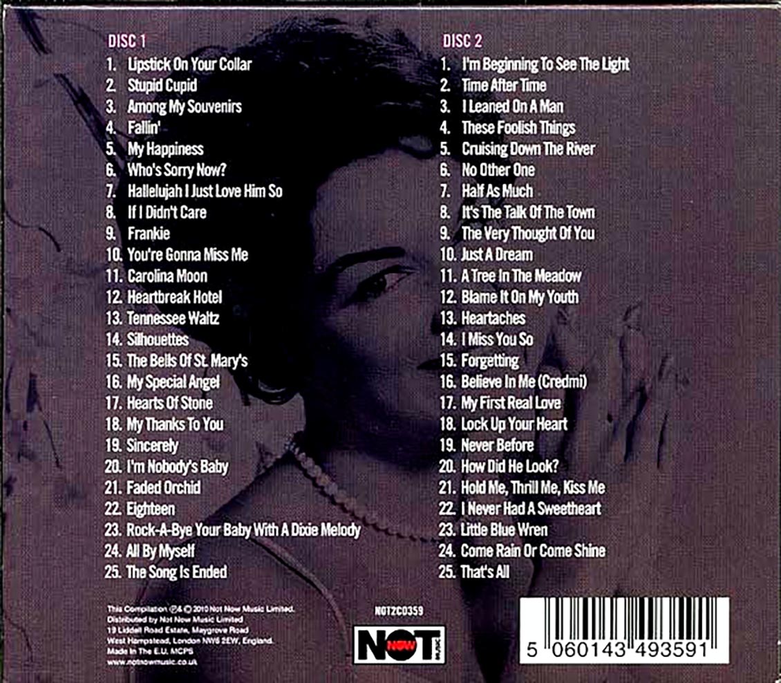 Connie Francis - The Very Best Of Connie Francis (50 tracks) (2xCD)