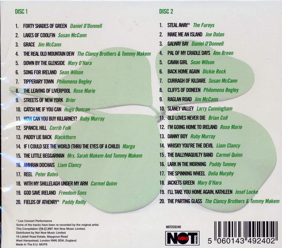Various - Simply Irish (40 tracks) (2xCD)