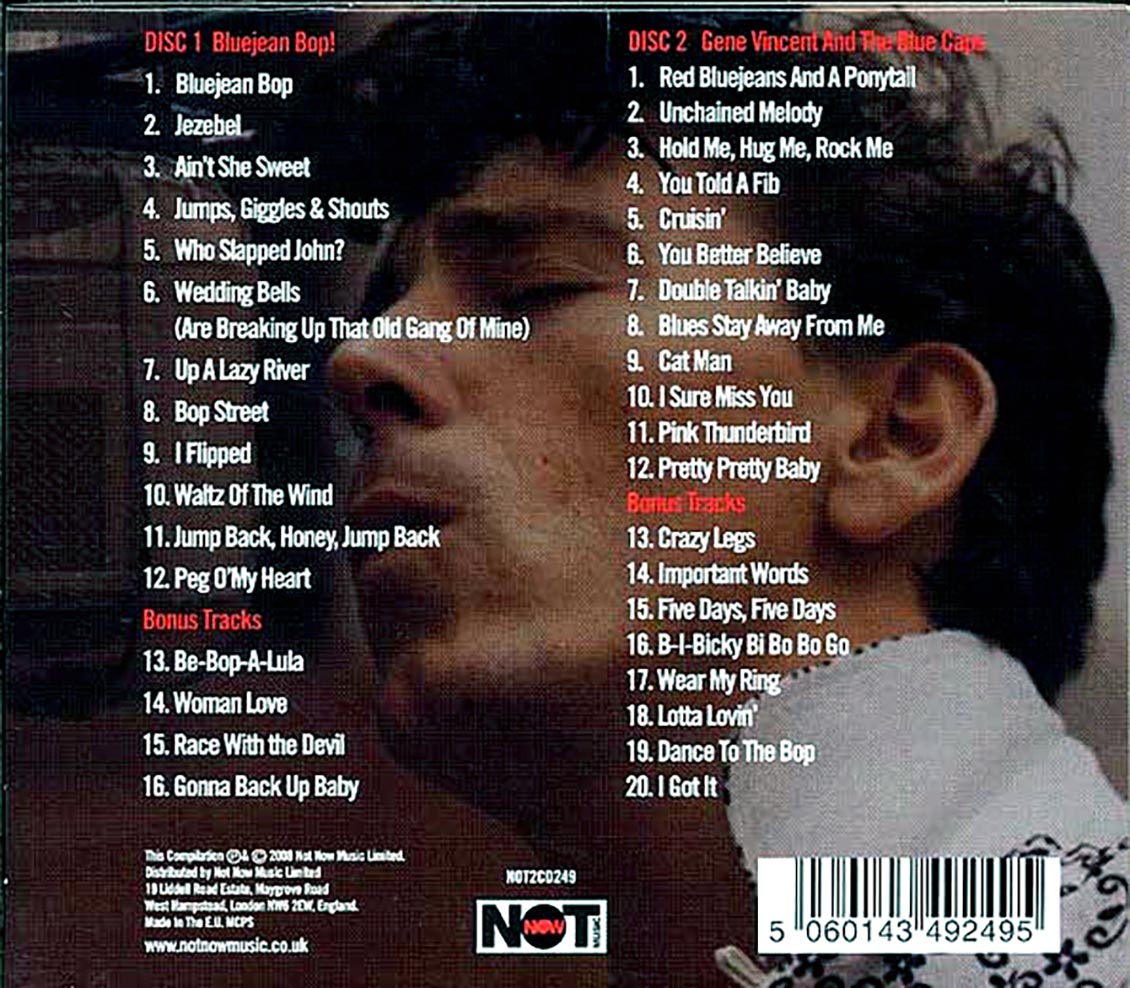 Gene Vincent - Be Bop A Lula (36 tracks) (2xCD)