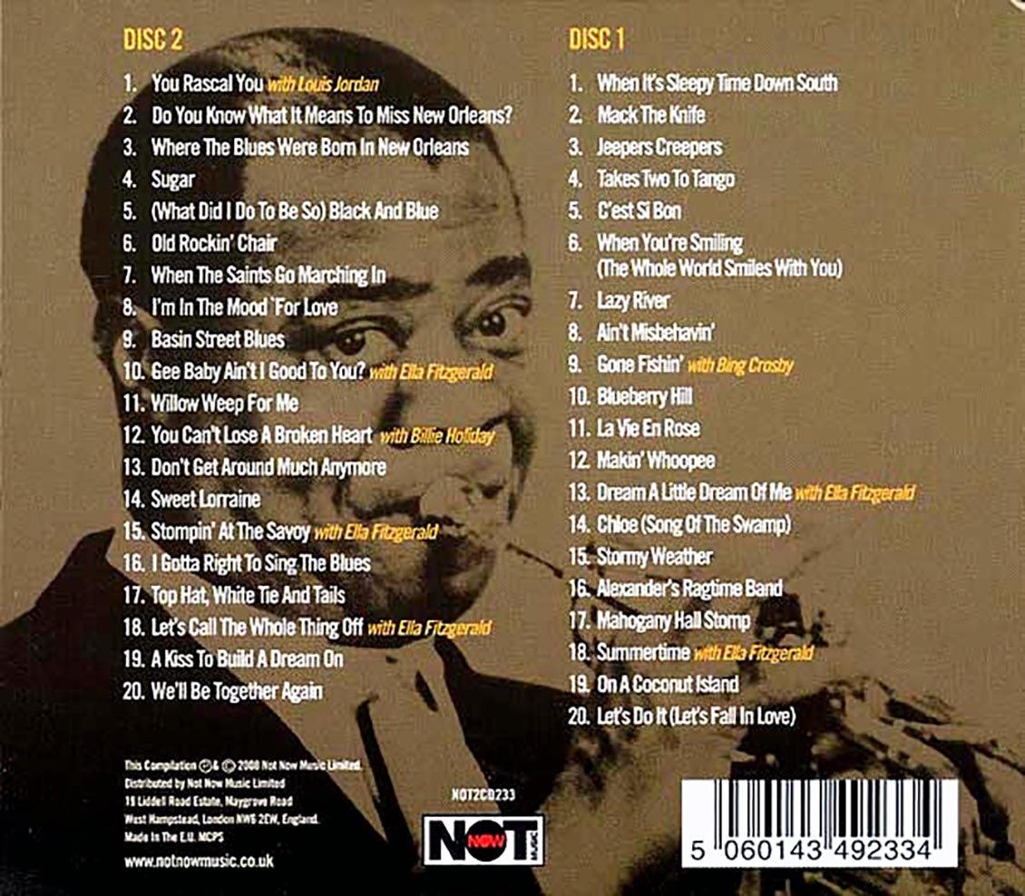 Louis Armstrong - Summertime (38 tracks) (2xCD)
