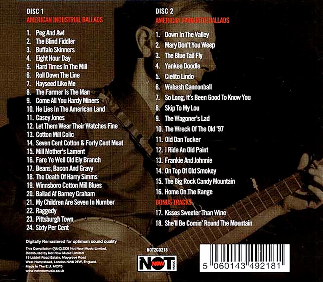 Pete Seeger - American Industrial Ballads (42 tracks) (2xCD)