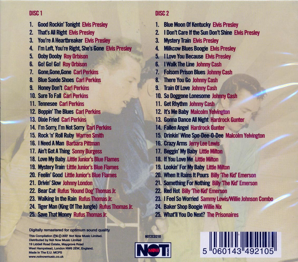 Various - The Best Of Sun Records (50 tracks) (2xCD)