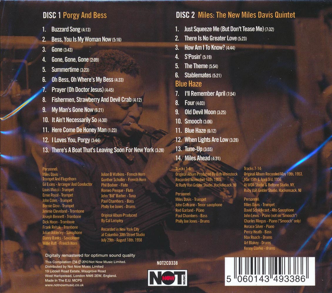 Miles Davis - Porgy & Bess (27 tracks) (2xCD)