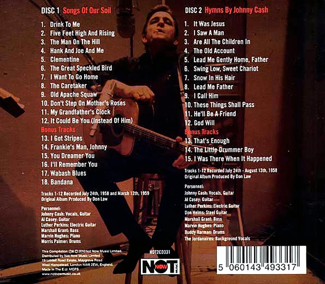 Johnny Cash - Songs Of Our Soil (33 tracks) (2xCD)