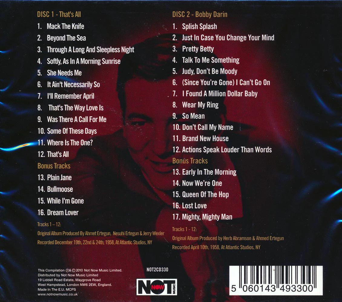 Bobby Darin - Mack The Knife (33 tracks) (2xCD)