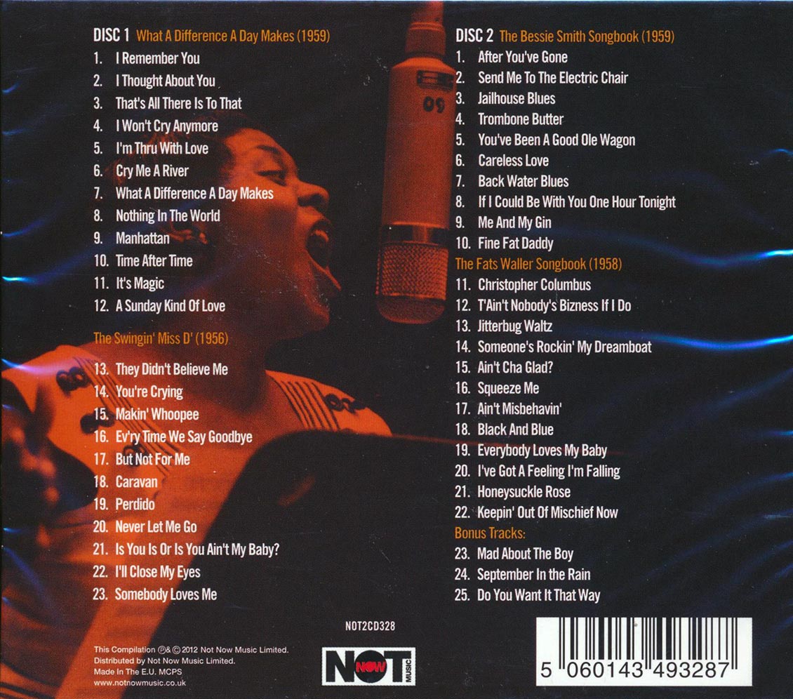 Dinah Washington - The Essential Dinah Washington (45 tracks) (2xCD)