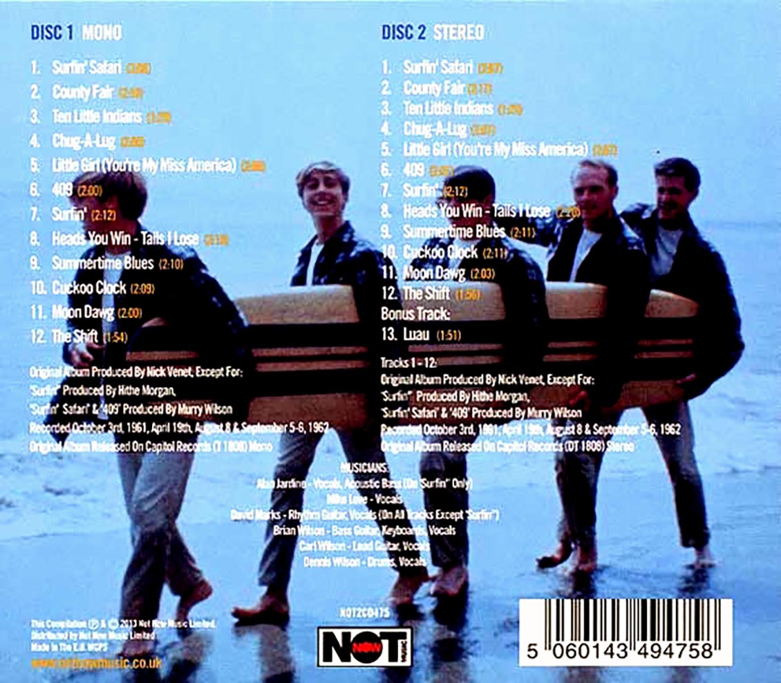 The Beach Boys - Surfin' Safari (25 tracks) (2xCD)