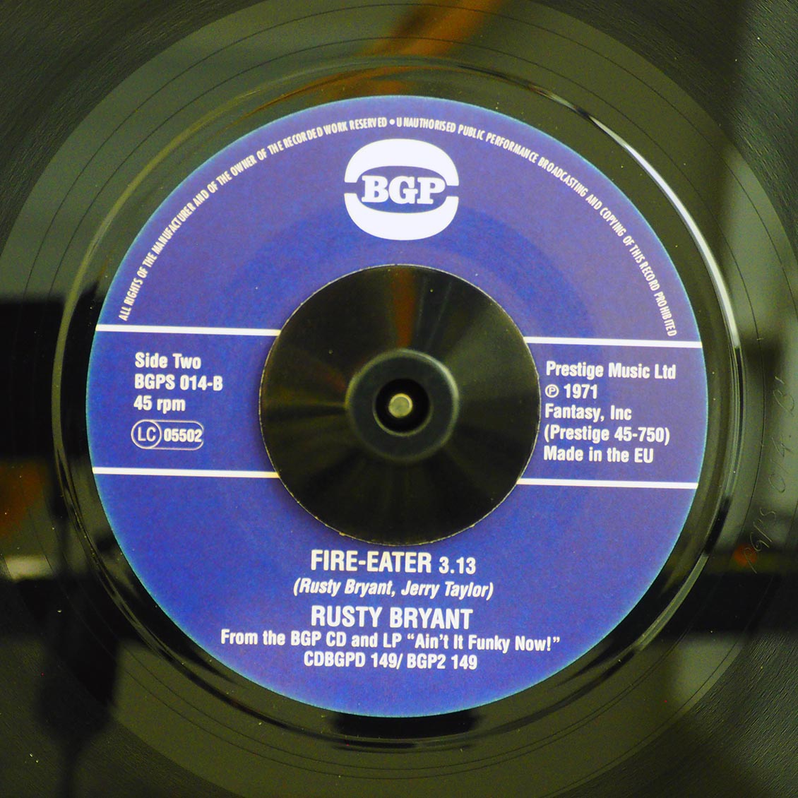 Pucho & The Latin Soul Brothers - Got Myself A Good Man  /  Rusty Bryant - Fire-eater