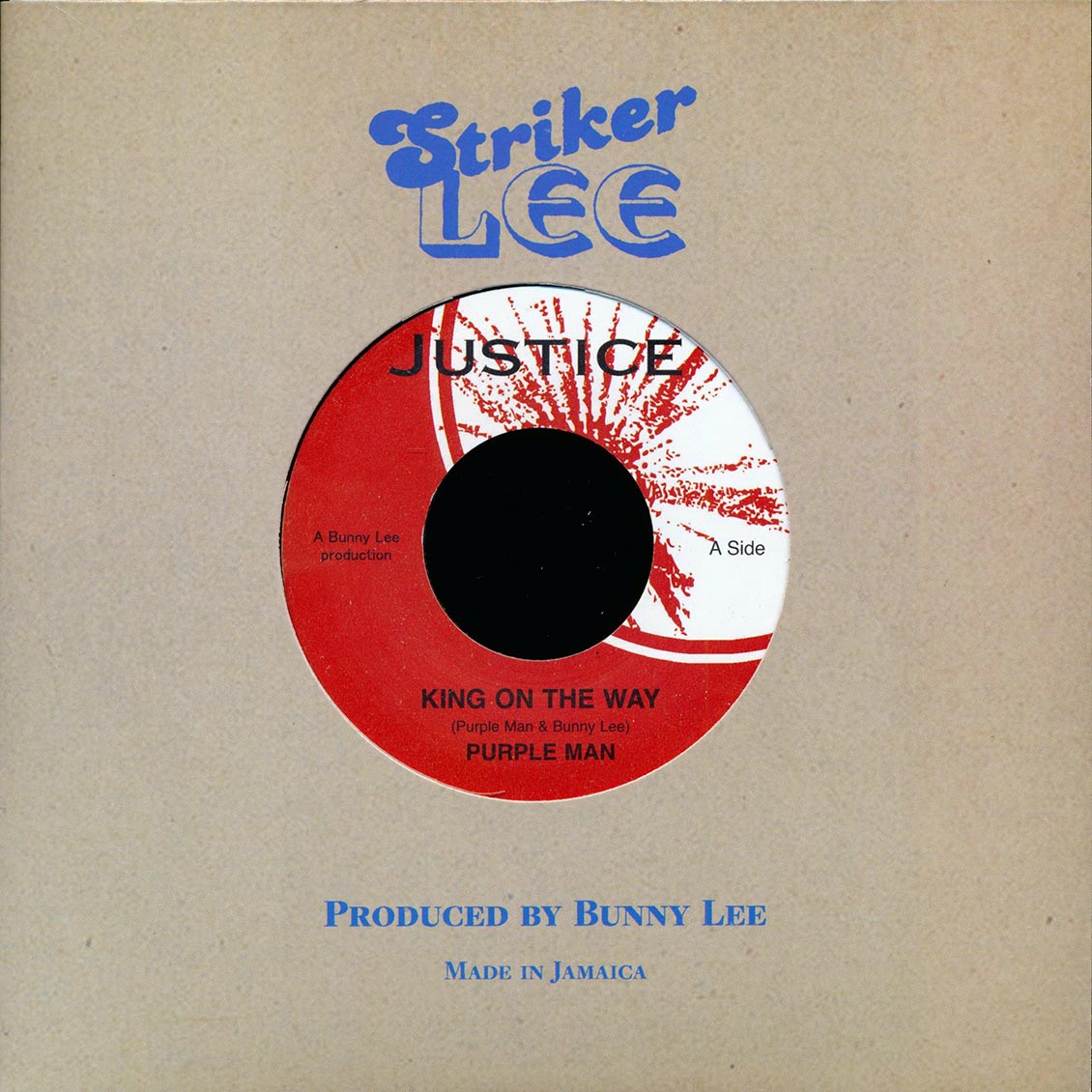 Purpleman - King On The Way  /  The Aggrovators - Late Night Dubplate (rhythm: "Shine Eye Gal/Late Night Blues") (UK press)