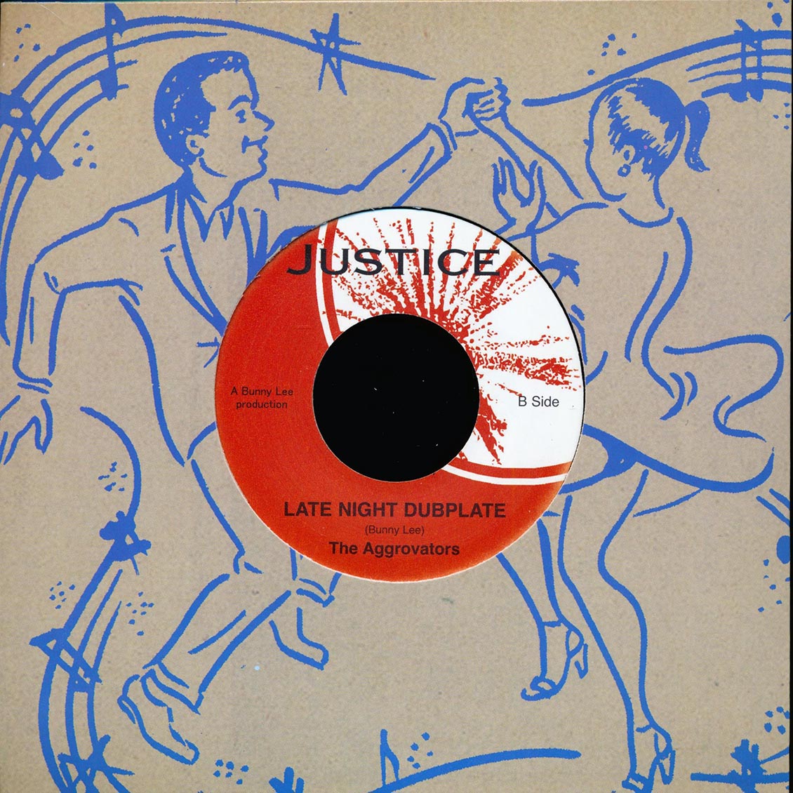 Purpleman - King On The Way  /  The Aggrovators - Late Night Dubplate (rhythm: "Shine Eye Gal/Late Night Blues") (UK press)