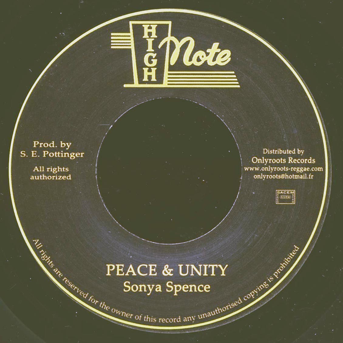 Sonya Spence - Peace & Unity  /  Version