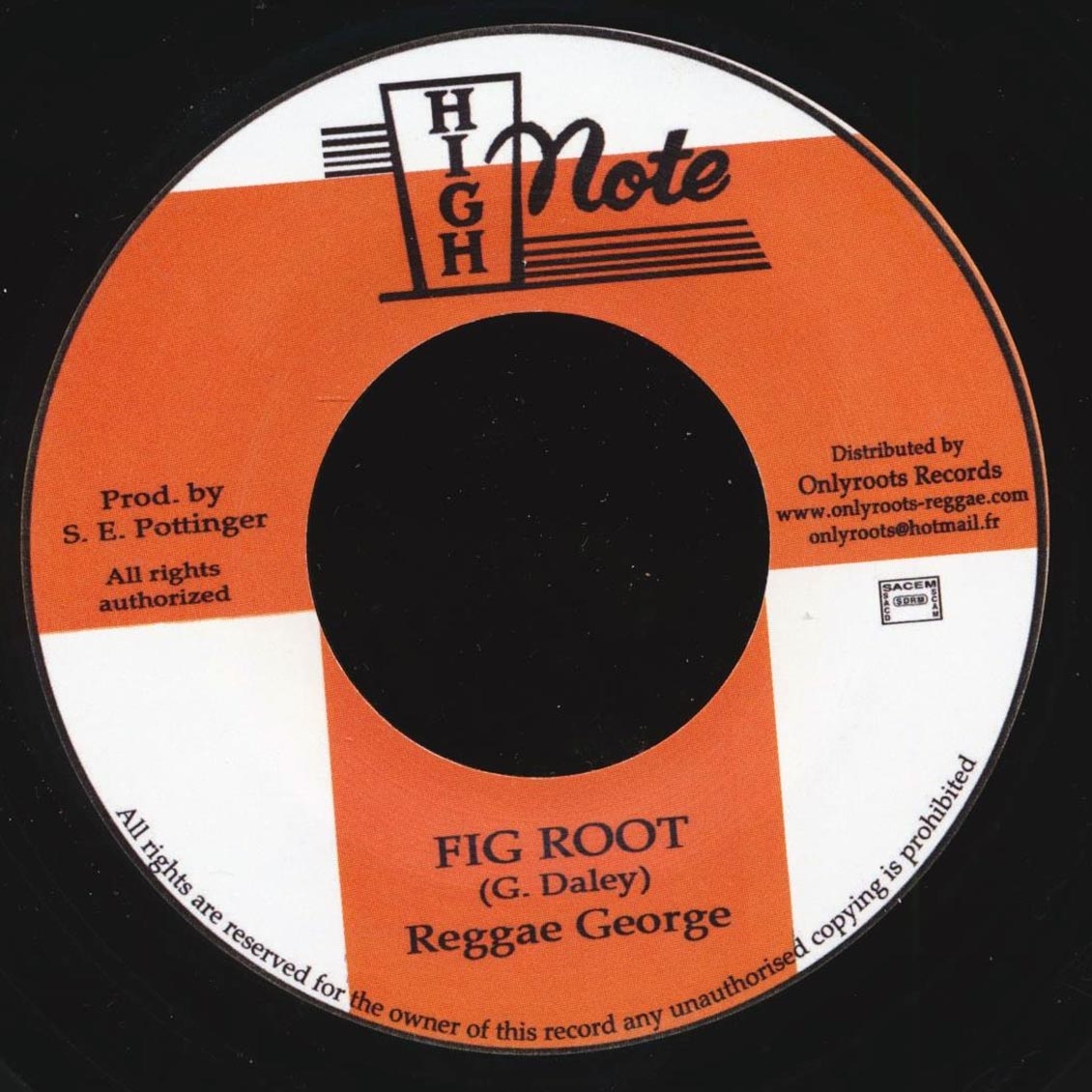 Reggae George - Fig Root  /  Sky Nation - Roots Version Wise