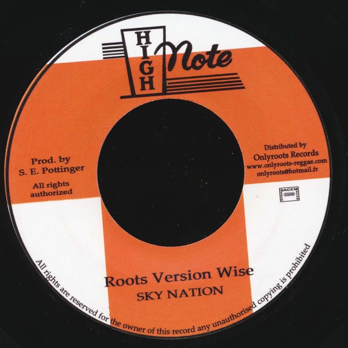 Reggae George - Fig Root  /  Sky Nation - Roots Version Wise