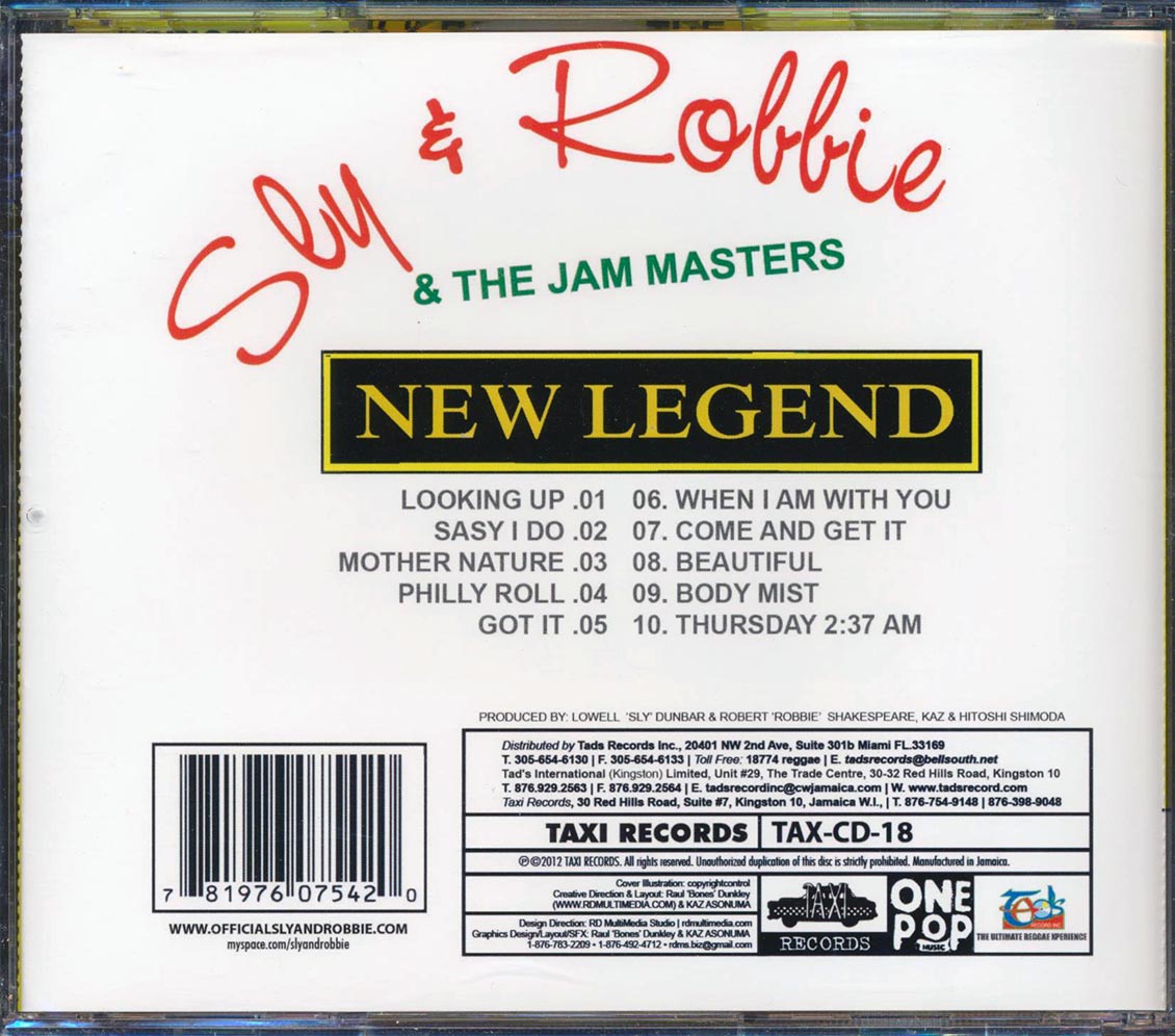 Sly & Robbie & The Jam Masters - New Legend
