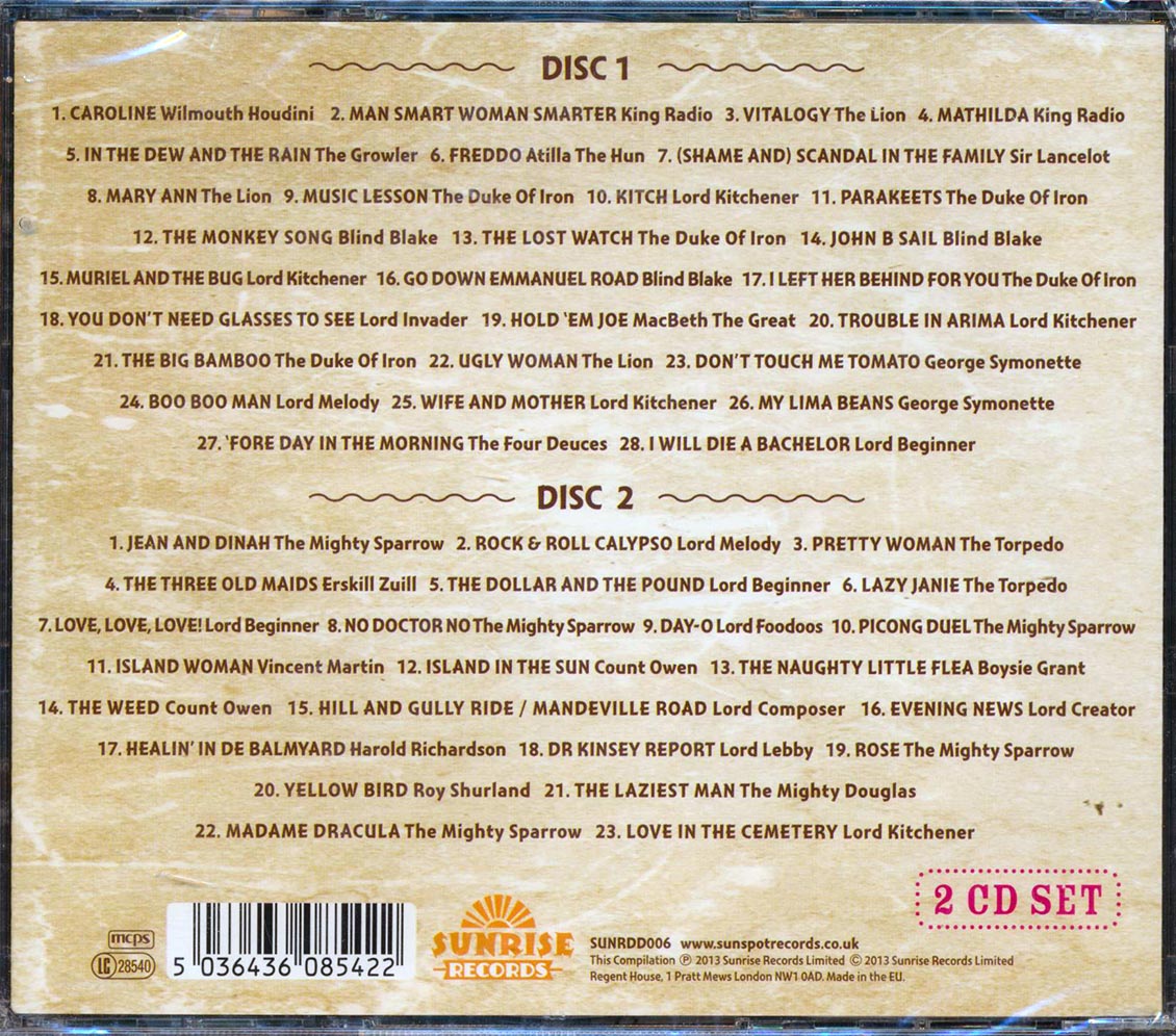 Various - Island In The Sun: A History Of Caribbean Music (51 tracks) (2xCD)