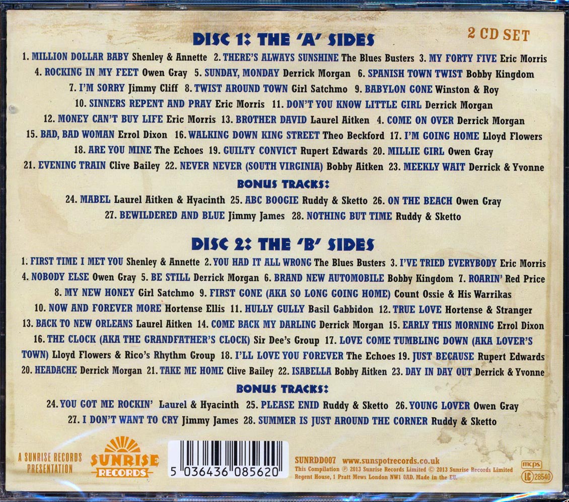 Jimmy Cliff, Theo Beckford, Eric Morris, Etc. - The Story Of Blue Beat: The Best In Ska 1962 Part 1 (56 tracks) (2xCD)