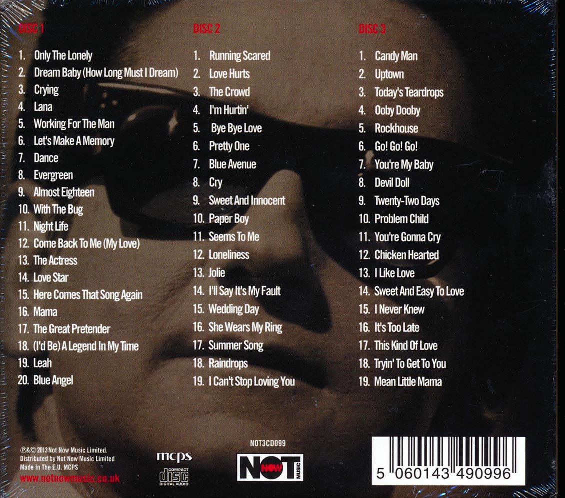 Roy Orbison - Anthology (58 tracks) (3xCD) (deluxe 3-fold digipak)