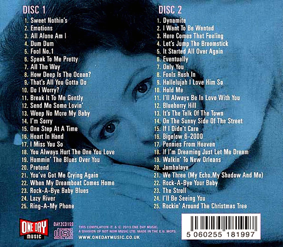 Brenda Lee - The Very Best Of Brenda Lee (50 tracks) (2xCD) (deluxe 3-fold digipak)