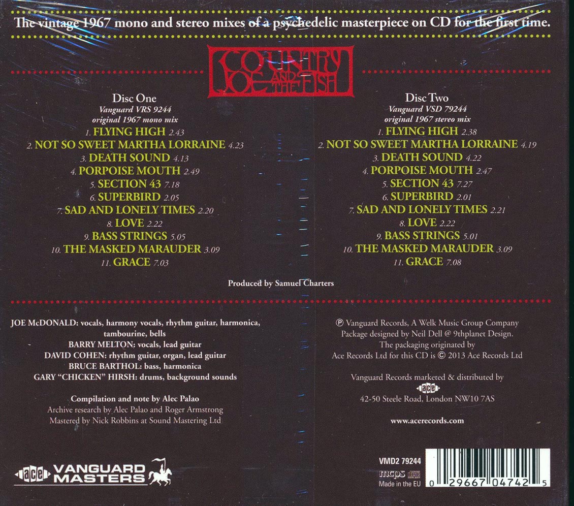 Country Joe & The Fish - Electric Music For The Mind And Body (22 tracks) (2xCD)