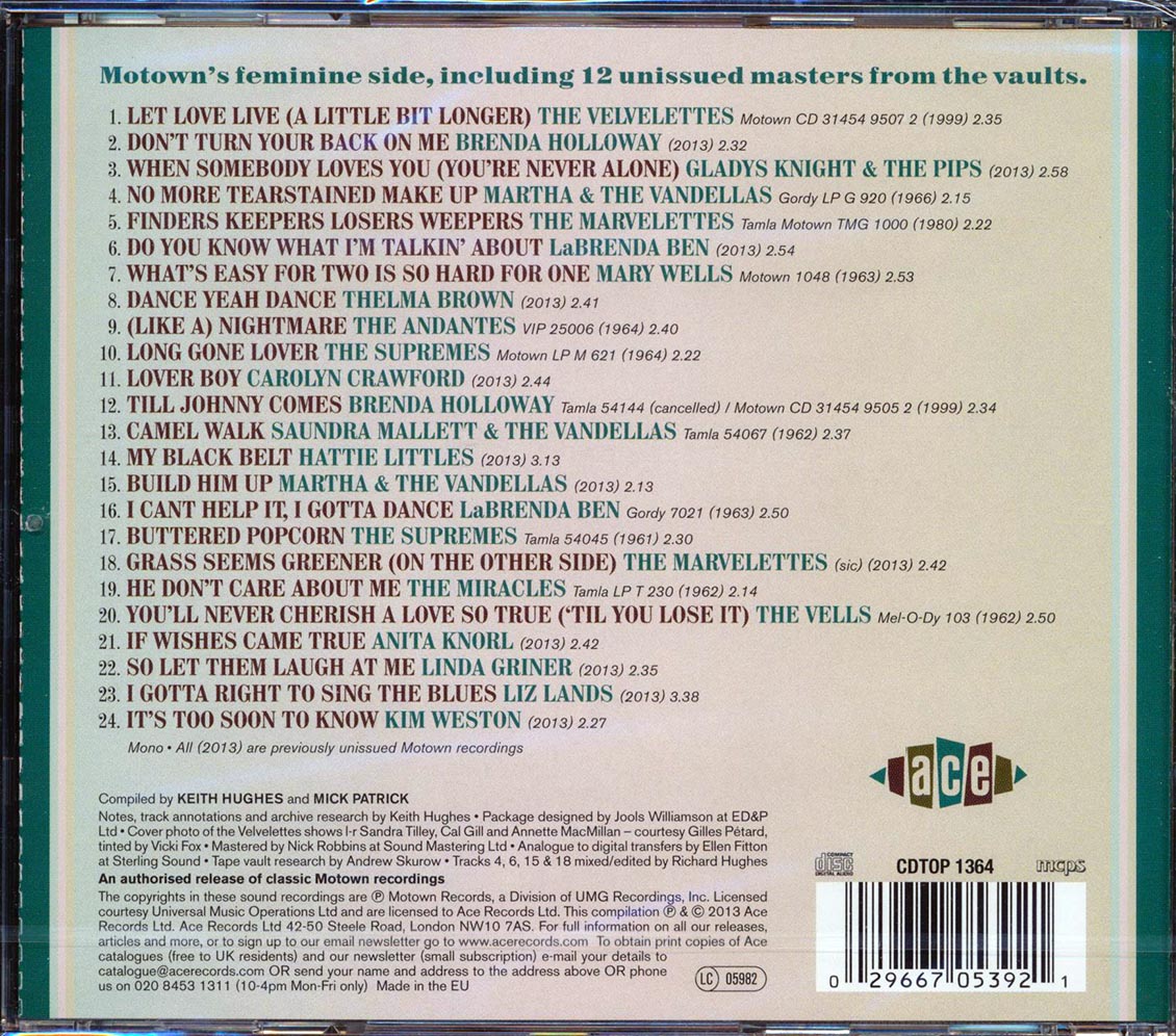 Various - Finders Keepers: Motown Girls 1961-1967 (24 tracks)
