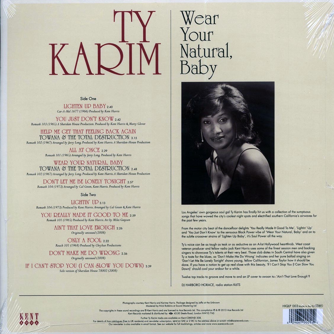 Ty Karim - Wear Your Natural, Baby (180g)