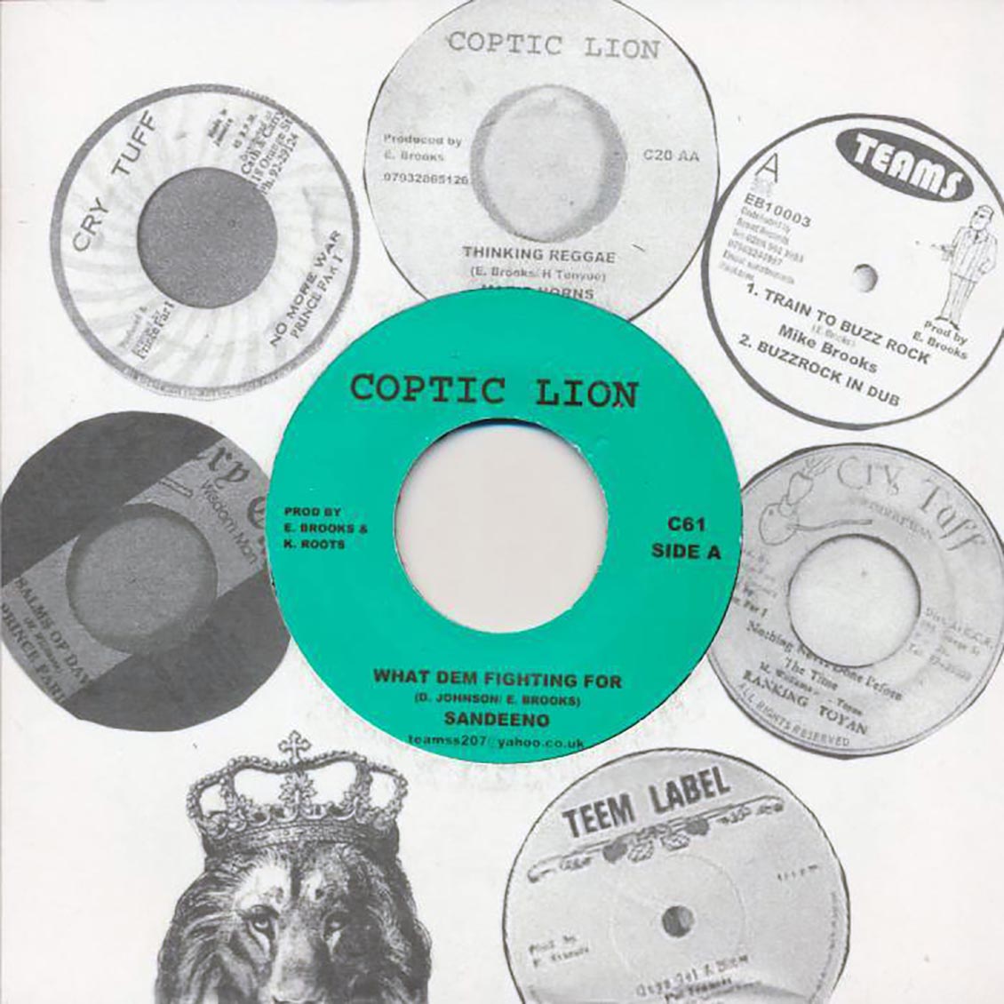 Sandeno - What Dem Fighting For  /  Keety Roots - Dub (rhythm: "Flabba Holt - Praise Jah")
