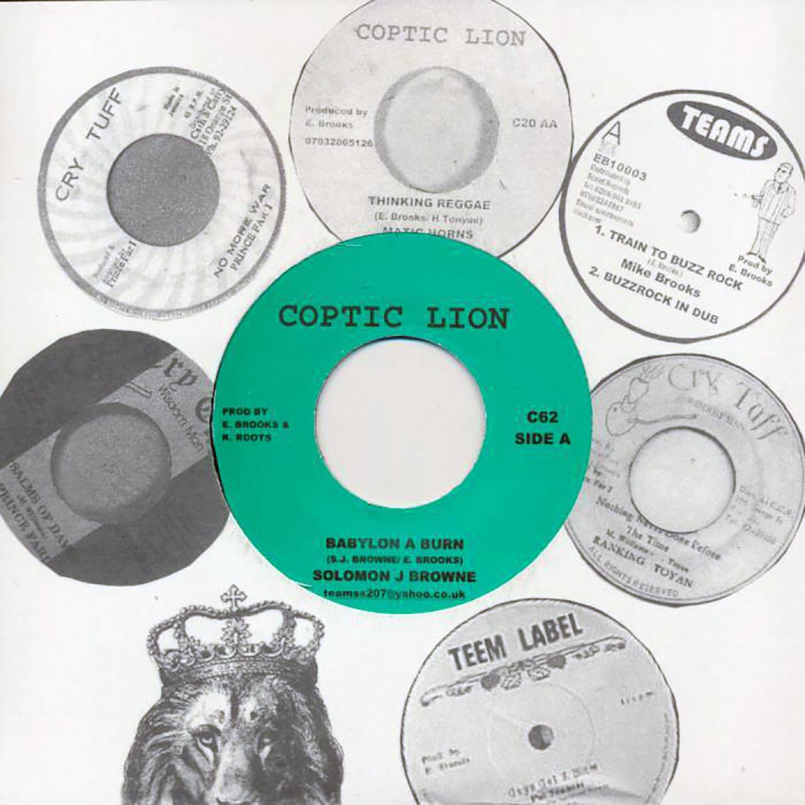 Solomon J Browne - Babylon A Burn  /  Dub (rhythm: "Flabba Holt - Praise Jah")
