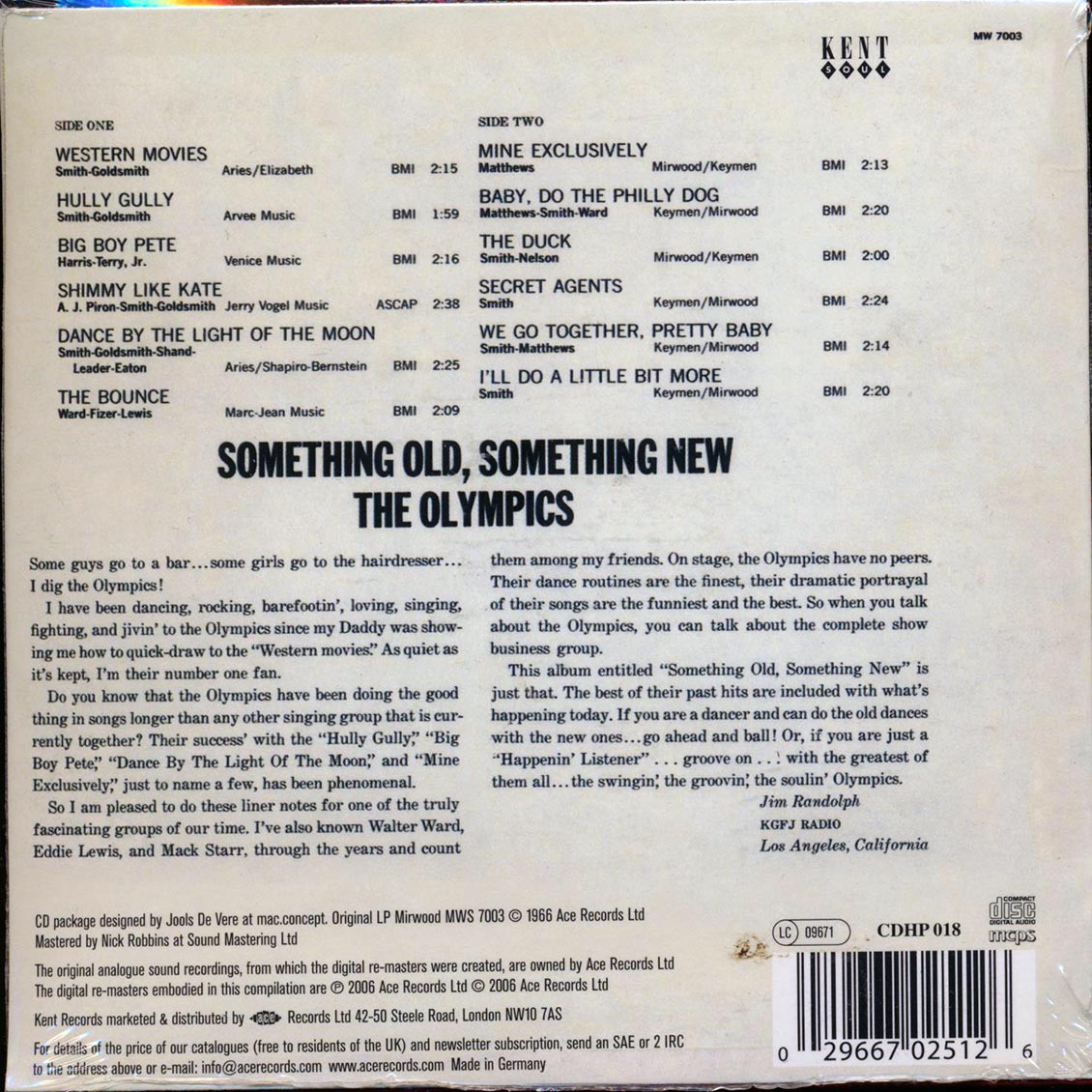 The Olympics - Something Old, Something New