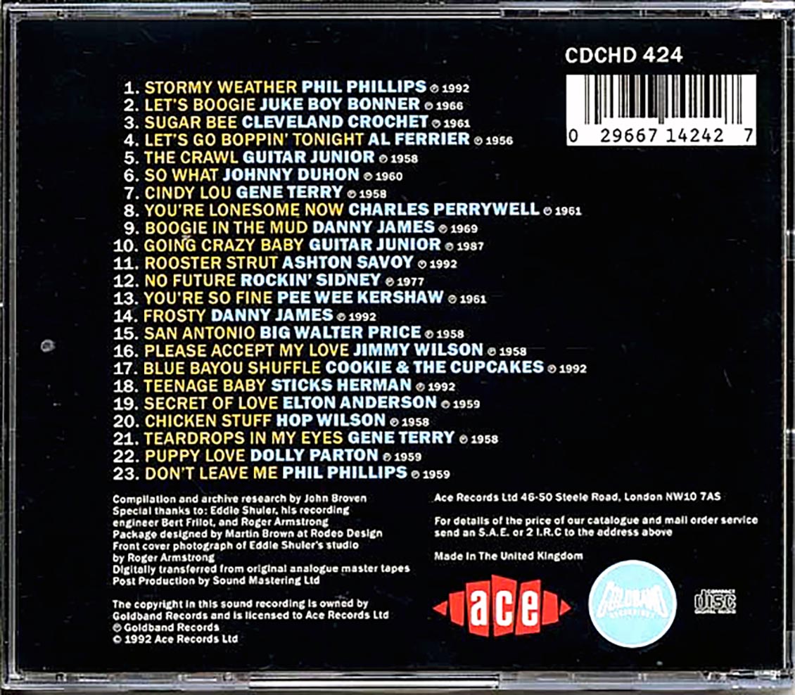 Various - Eddie's House Of Hits: The Story Of Goldband Records