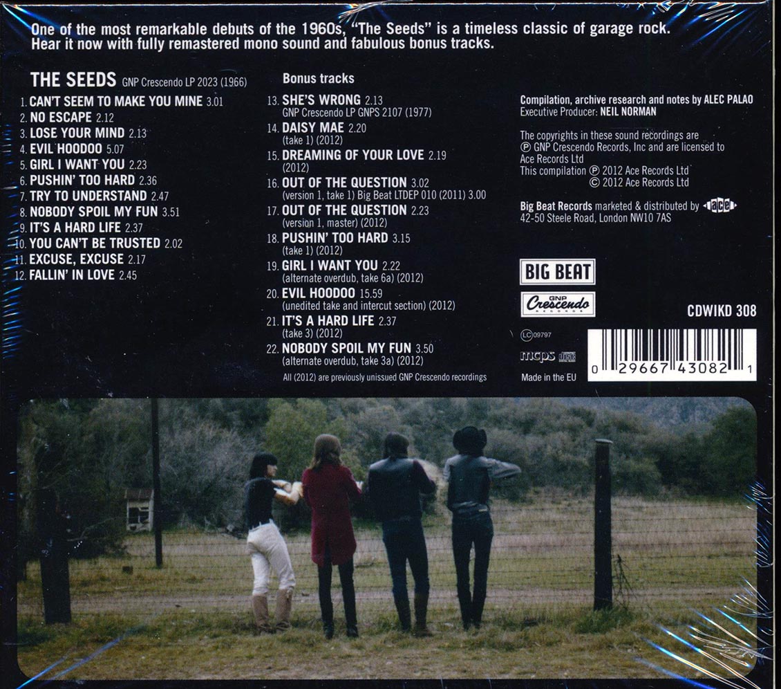 The Seeds - The Seeds (22 tracks)