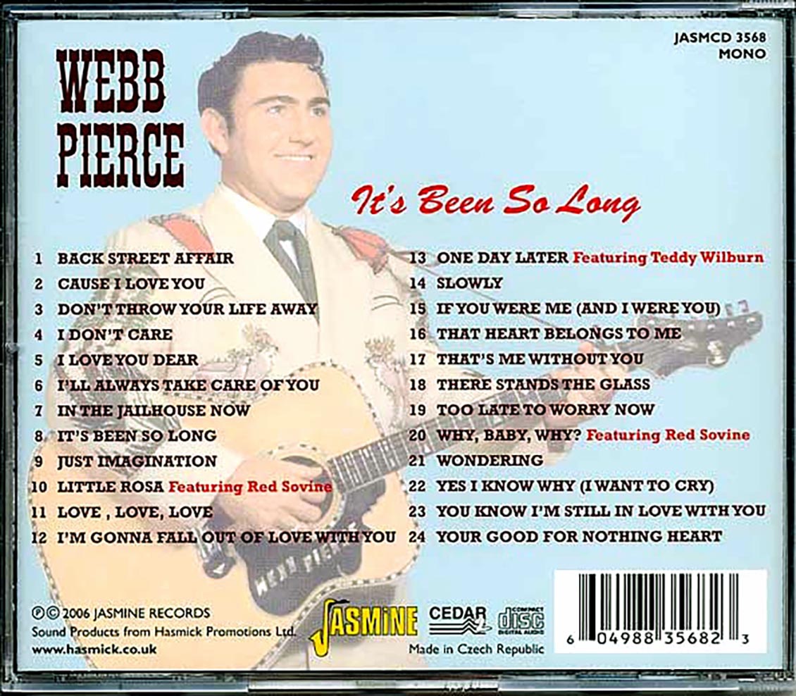 Webb Pierce - It's Been So Long (24 tracks)