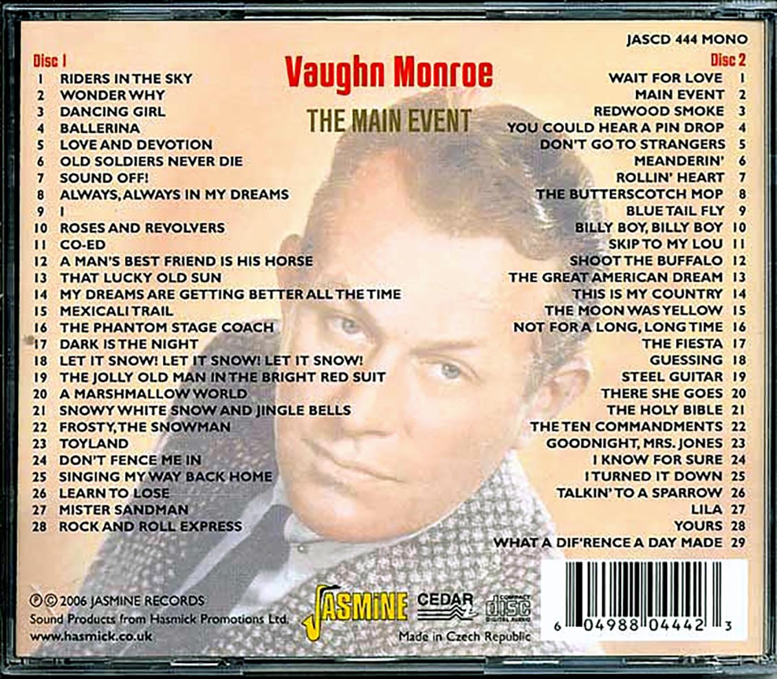 Vaughn Monroe - The Main Event (57 tracks) (2xCD)