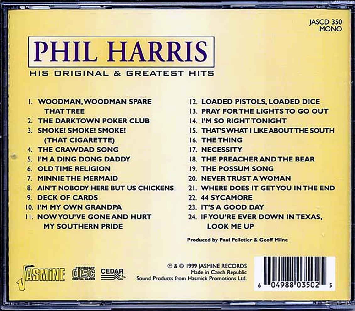 Phil Harris - His Original & Greatest Hits (24 tracks)