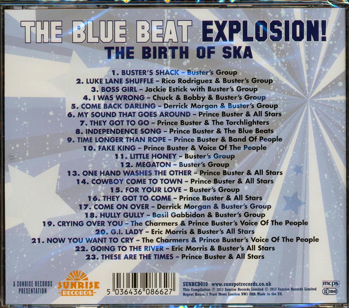 Prince Buster - The Blue Beat Explosion! The Birth Of Ska (23 tracks)