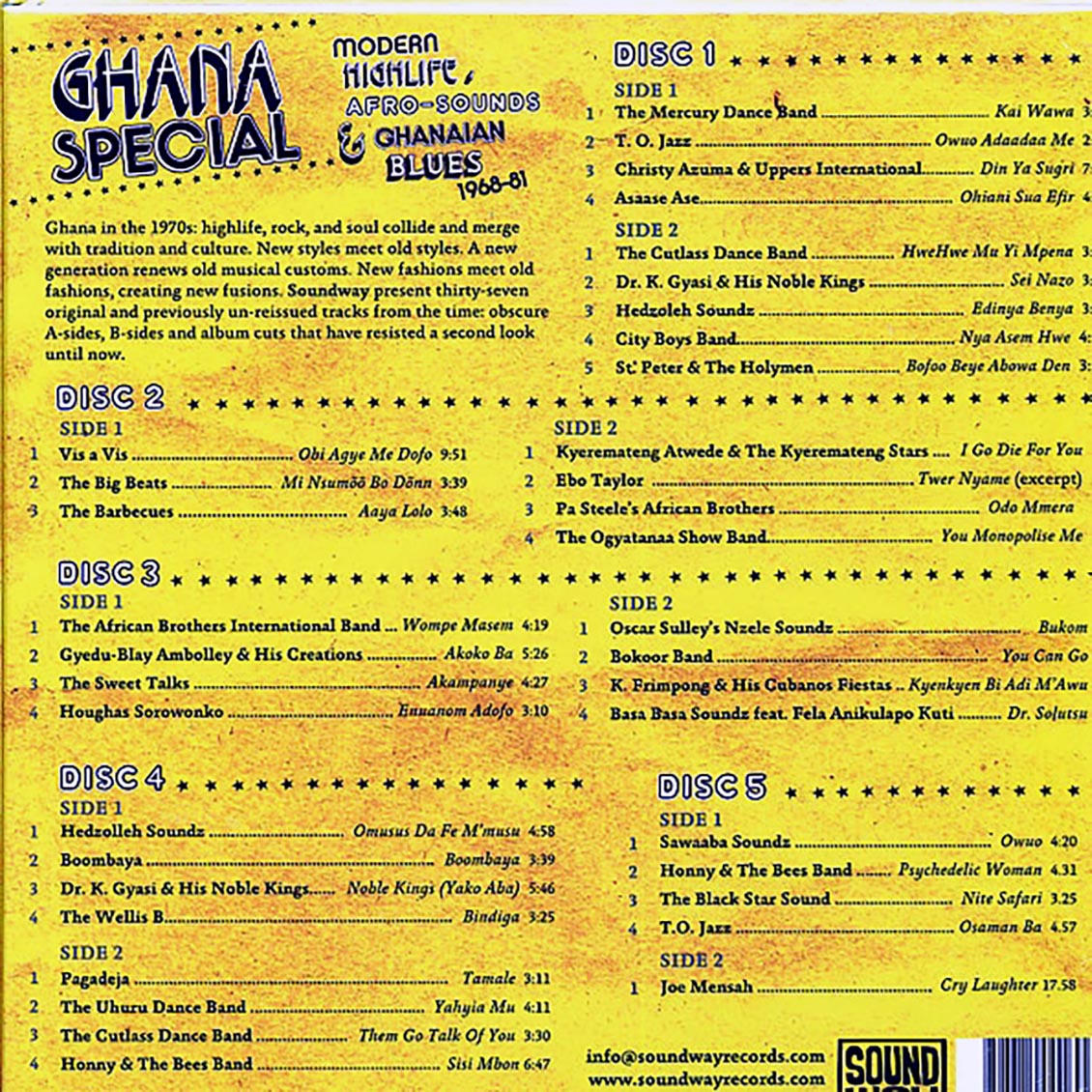 Various - Ghana Special: Modern Highlife, Afro Sounds & Ghanian Blues