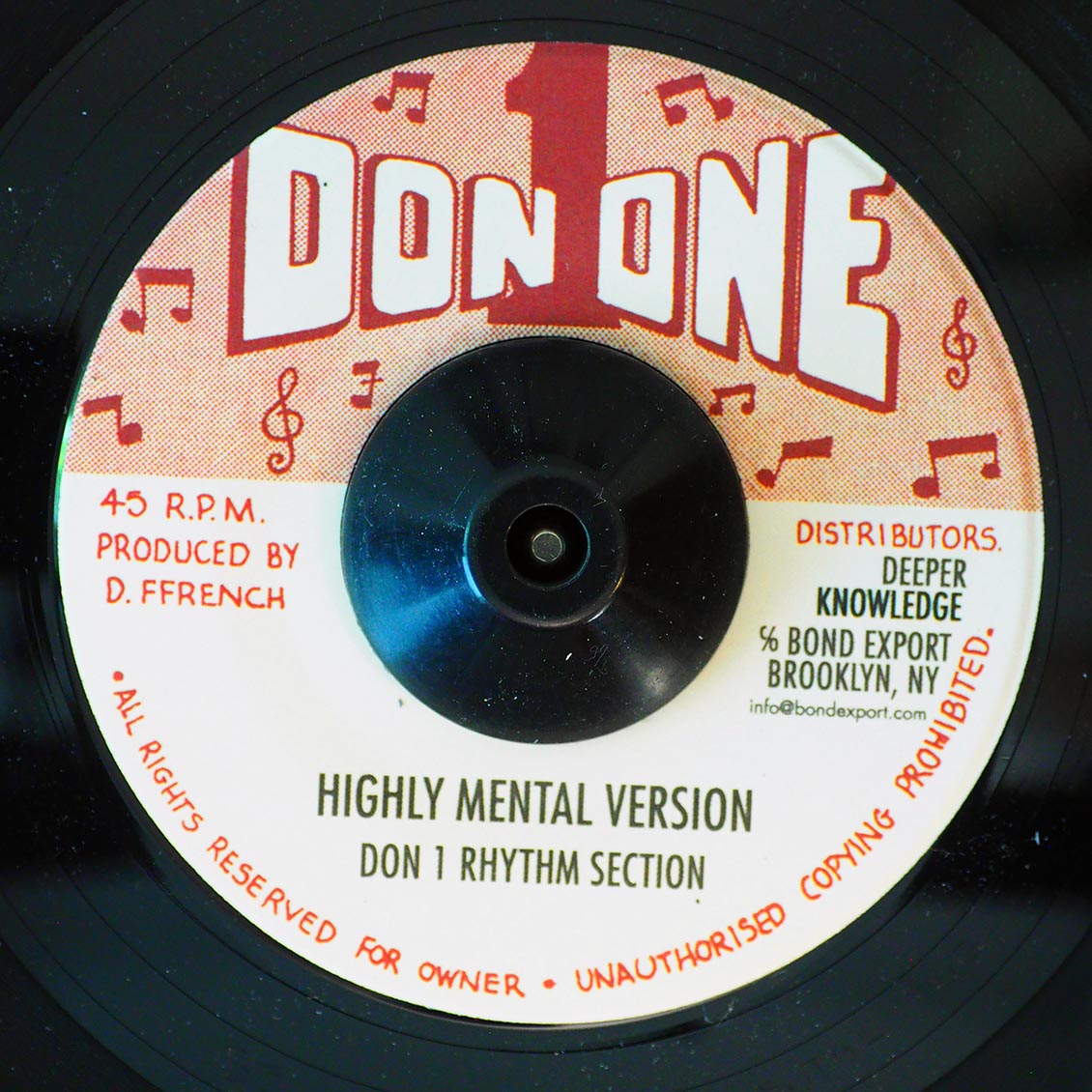 The Episodes - Blacker Than Black  /  Don 1 Rhythm Section - Highly Mental Version