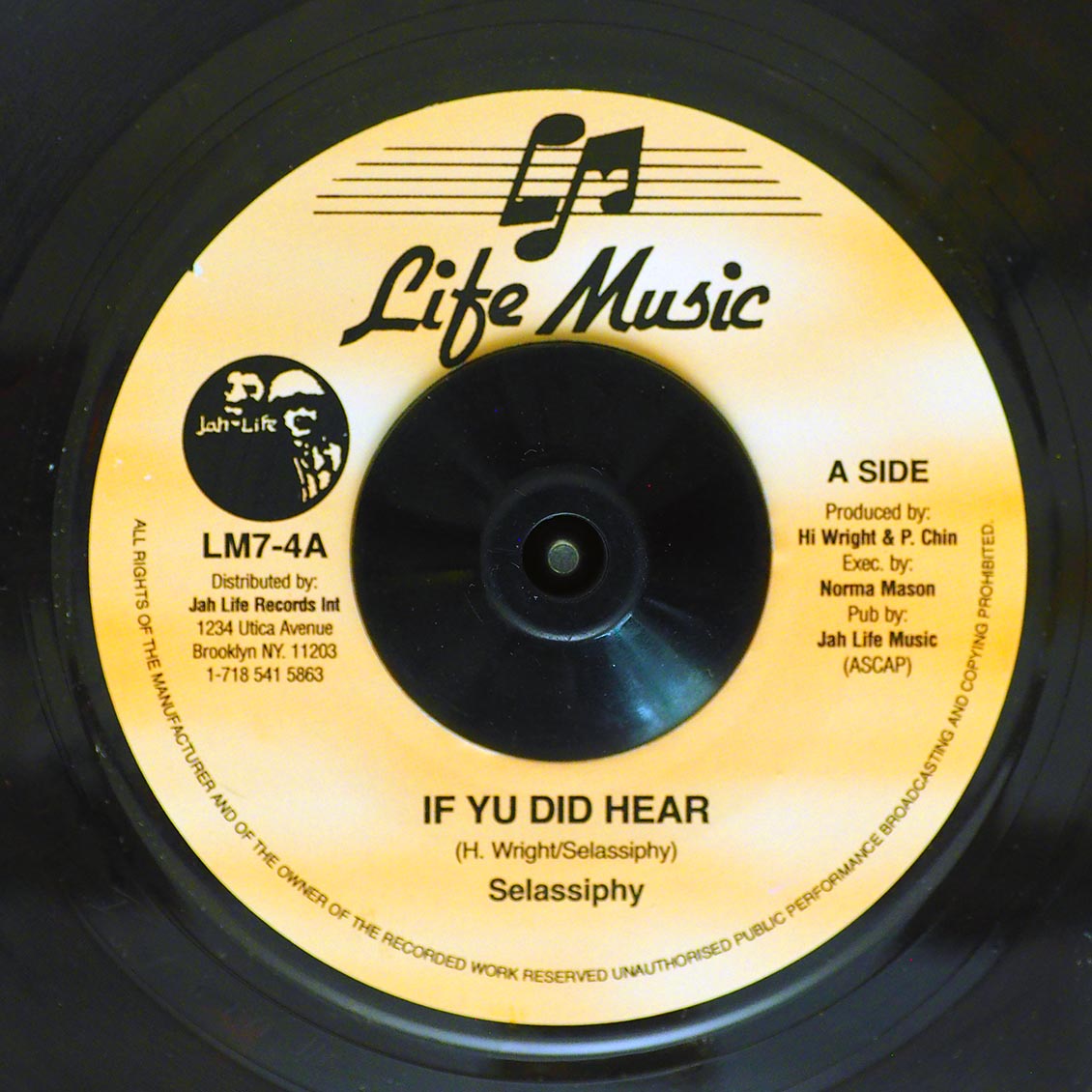 Selessiphy - If Yu Did Hear  /  Legal Horns Dub (rhythm: "Legalise It")