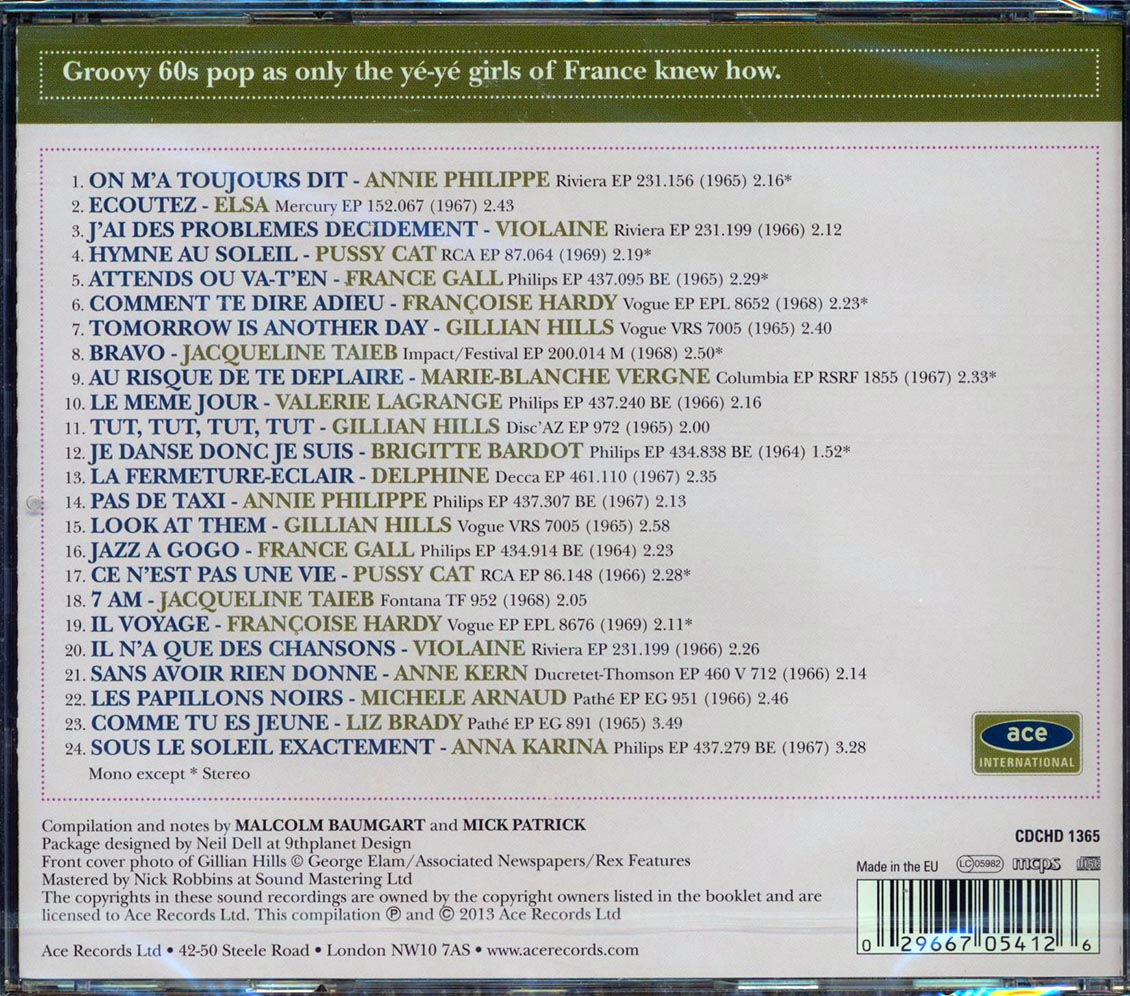 Various - Tres Chic: More French Girl Singers Of The 1960s (24 tracks)