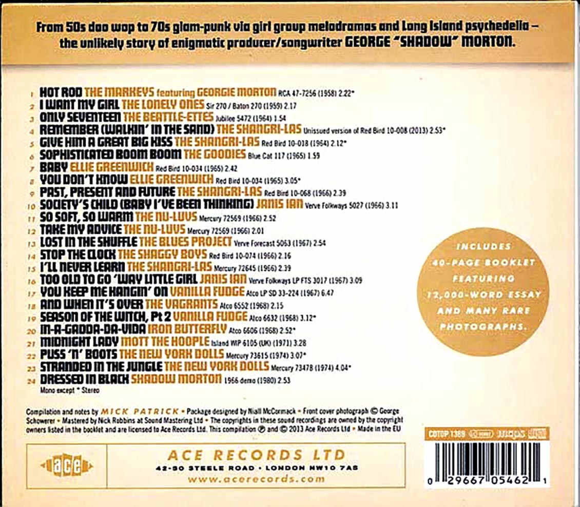 Various - Sophisticated Boom Boom! The Shadow Morton Story (24 tracks)