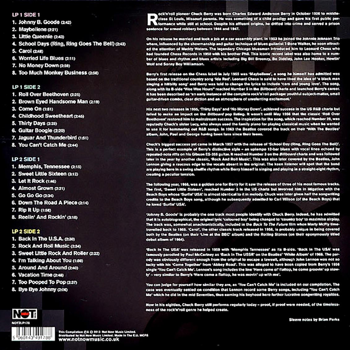 Chuck Berry - The Chess Years (2xLP) (180g)