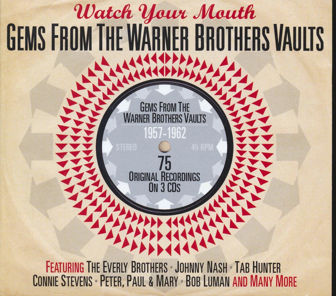 Various - Watch Your Mouth: Gems From The Warner Brothers Vaults 1957-1962 (75 tracks) (3xCD) (deluxe 3-fold digipak)