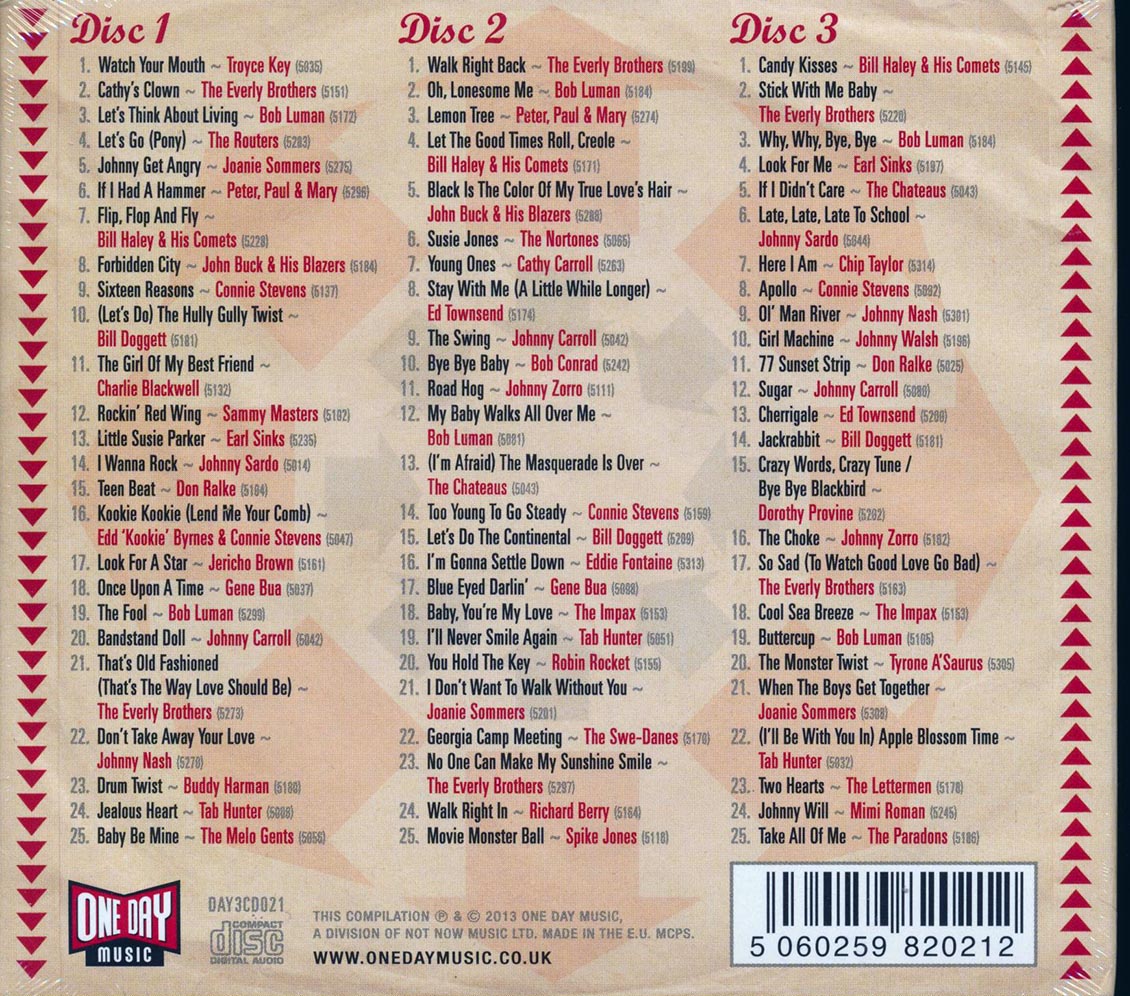Various - Watch Your Mouth: Gems From The Warner Brothers Vaults 1957-1962 (75 tracks) (3xCD) (deluxe 3-fold digipak)