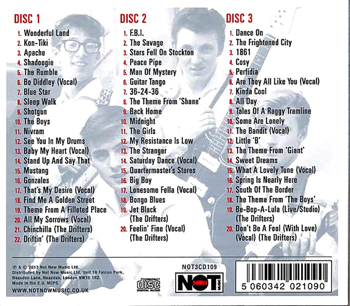 The Shadows - The Very Best Of The Shadows (62 tracks) (3xCD) (deluxe 3-fold digipak)