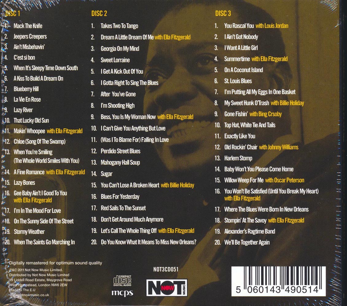Louis Armstrong - Essential Collection (60 tracks) (3xCD) (deluxe 3-fold digipak)