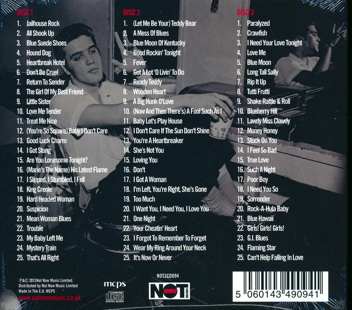 Elvis Presley - The Greatest (75 tracks) (3xCD) (deluxe 3-fold digipak)