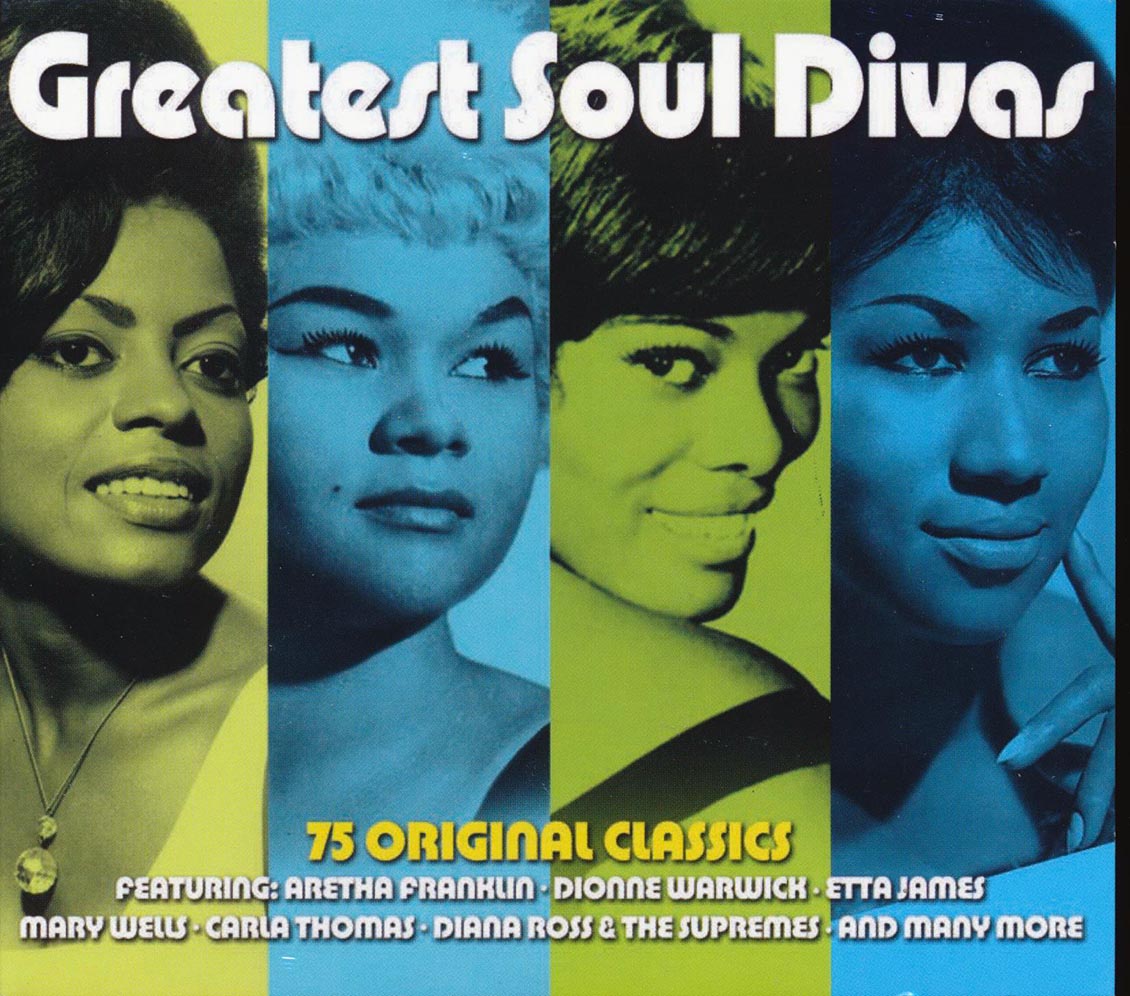 Various - Greatest Soul Divas (75 tracks) (3xCD) (deluxe 3-fold digipak)